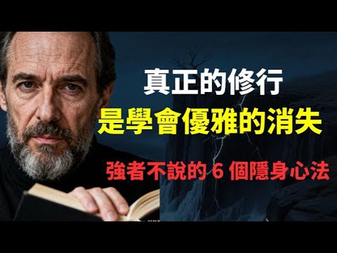 (深度乾貨)別刷存在感了!過度曝光正在毀掉你。揭秘強者不說的 6 個「隱身心法」,學會優雅地消失,你的人生將徹底翻盤。