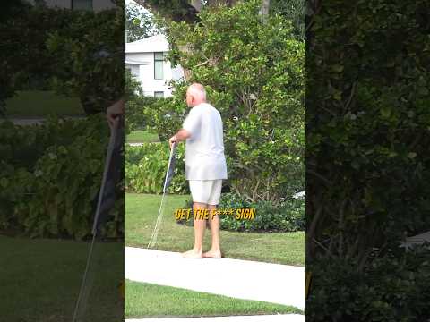 PUTTING KAMALA SIGNS ON TRUMP SUPPORTERS LAWNS 🤣