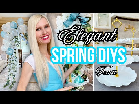 ELEGANT *SPRING* DIY HOME DECOR On A BUDGET With Temu!