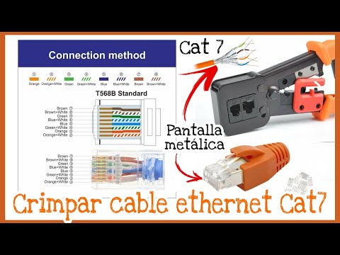 HOW TO CRIMP CAT7 ETHERNET CABLE