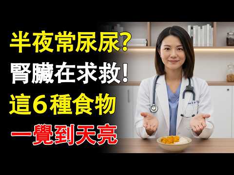 6大「超級食物」逆轉腎虛，找回深層睡眠！醫生驚曝：關鍵在「吃法」！
