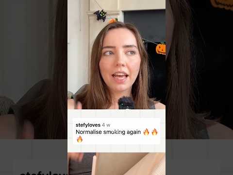 smoking is apparently back in fashion???