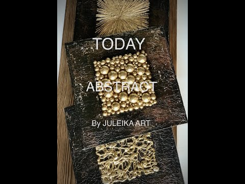 DIY THREE IDEAS IDEAS 3D ACRYLIC PICTURES ON ALUMINUM FOIL Acrylbilder auf Aluminiumfolie.