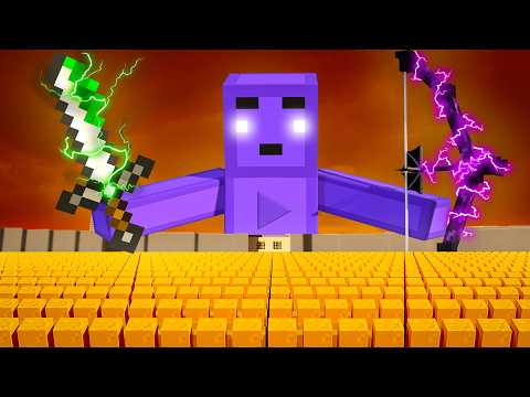 10,000 Villagers VS BANNED Items