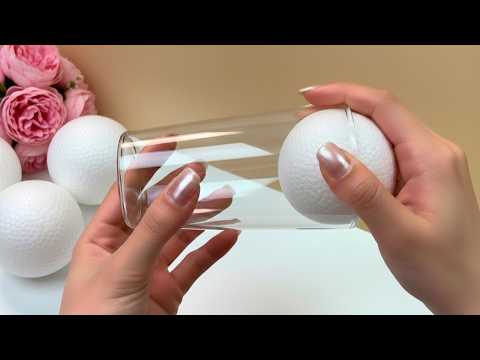 YOU CAN'T BUY THIS IN A STORE!😍 INCREDIBLE IDEA USING GLASS TUMBLERS! DIY HOME DECOR! #craft