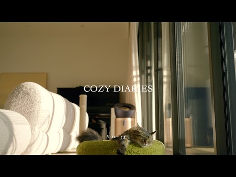 Cozy Diaries | Daily Sounds of Home 🍃 | baking & cleaning | cheesy bagels, pao de queijo 🧀