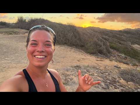 I hiked 4 miles and ran 7 miles while listening to the sounds of nature in Hawaii