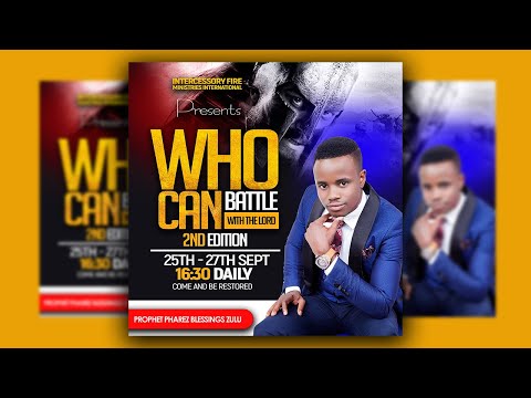 How To Design a CHURCH FLYER in Photoshop | Photoshop Tutorial 2022