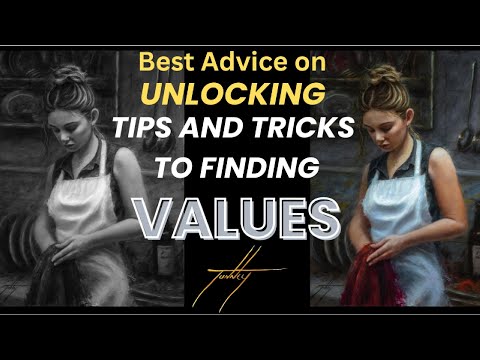 How to Find Values in your Painting  #paintingtutorials #arttutorial #arttechniques
