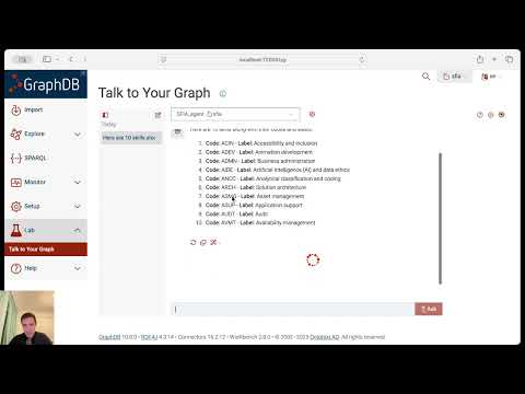 Talk to Your Graph Demo: Natural Language Querying with Semantic Partners