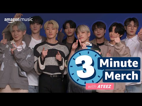 ATEEZ Attempt to Draw Each Other | 3 Minute Merch | Amazon Music