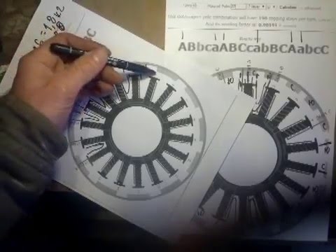 About winding of wind generators and scheme of magnetic poles bavaria / calculator winding bavaria