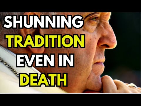 In Death as in Life, POPE Francis Shuns tradition.