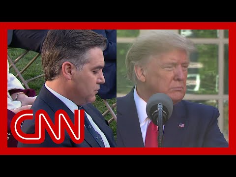 Acosta reads Trump his past remarks downplaying virus