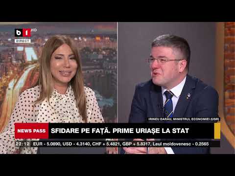 NEWS PASS CU LAURA CHIRIAC. CURĂȚENIE LA STAT. PLANUL NOULUI MINISTRU AL ECONOMIEI P3