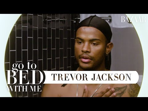'Grown-ish' Star Trevor Jackson's Nighttime Skincare Routine | Go To Bed With Me | Harper's BAZAAR