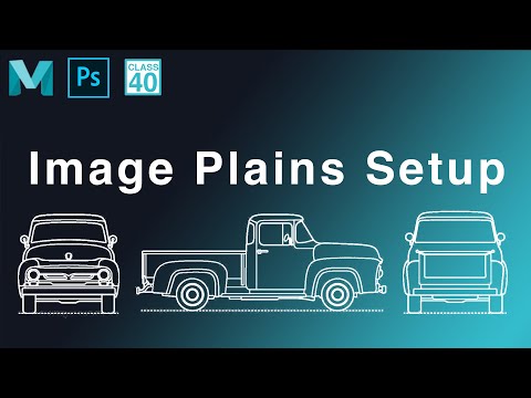 CLASS 40: Setting Up Image Plains In Maya - Urdu/Hindi