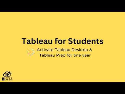 Tableau Desktop Free Activation for Students