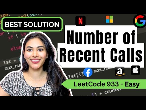 Number of Recent Calls - LeetCode 933  #leetcode #leetcode75