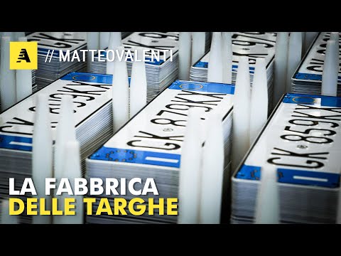Come nascono le TARGHE? I SEGRETI del Poligrafico dello Stato | Documentario