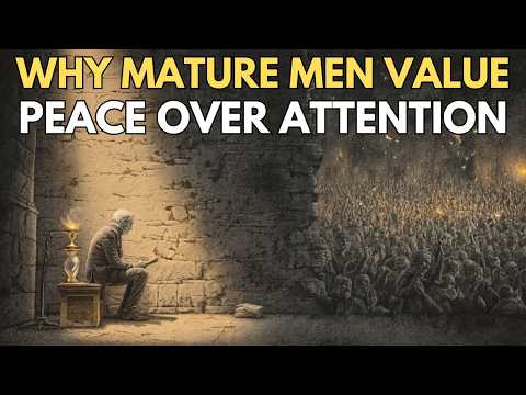 Why Mature Men Value Peace Over Attention | Stoic Wisdom