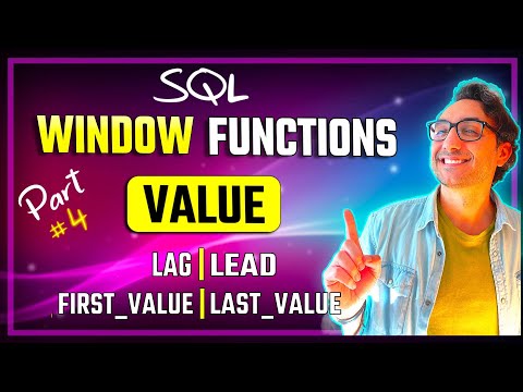 SQL Value Window Functions | LEAD, LAG, FIRST_VALUE, LAST_VALUE | #SQL Course 25