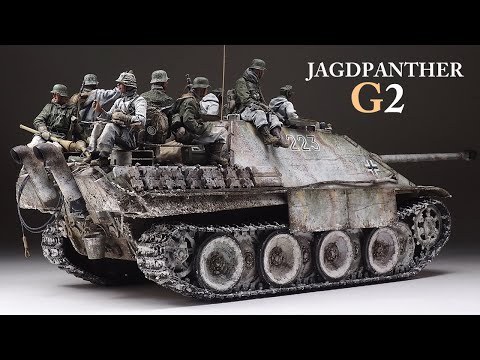 JAGDPANTHER G2  in Winter Camouflage - Part 2 - 1/35 BLITZ by TAKOM - [ Painting - weathering ]