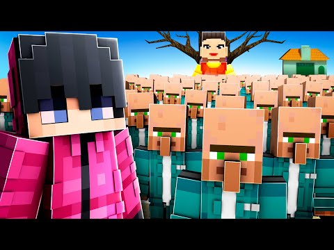 Ich habe SQUID GAME mit VILLAGERN gespielt...