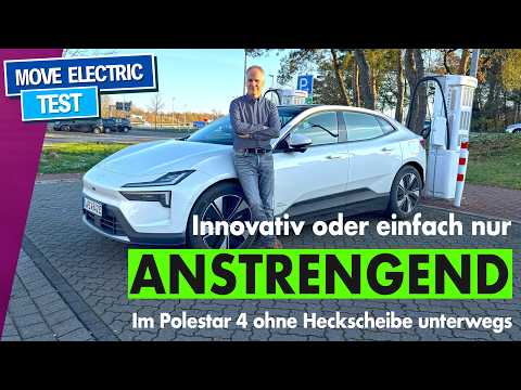 Polestar 4 motorway range, space, charging time - and is the lack of a rear window annoying?
