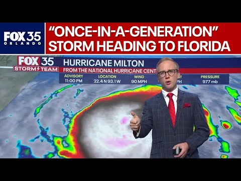 Hurricane Milton track update: 'Once-in-a-generation' storm headed towards Florida