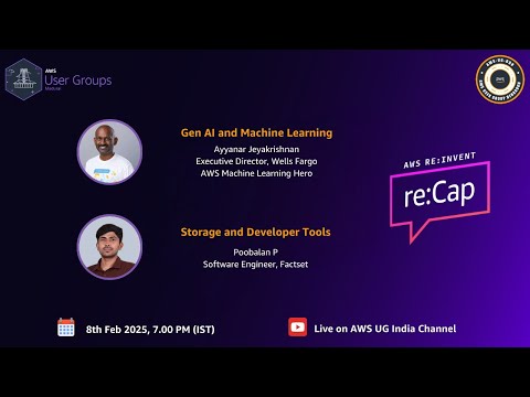 AWS re:Invent 2024 Recap Edition - Day 2 by AWS UG Madurai & Dehradun