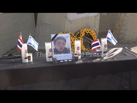 Israel minister and friends of Thai hostage pay last respects ahead of repatriation of remains