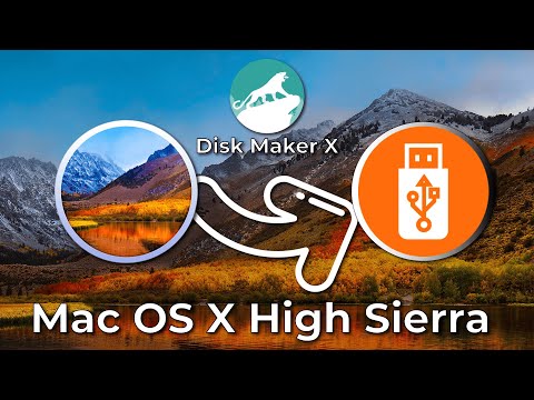 How to create a Bootable USB for Mac OS X High Sierra with Disk Maker X