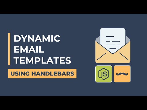 Dynamic Email Templates with Node.js and Nodemailer - Using Handlebars