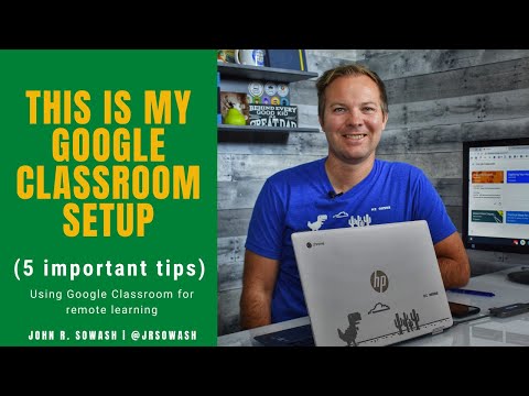 This is how I set up my Google Classroom for remote learning (5 tips)