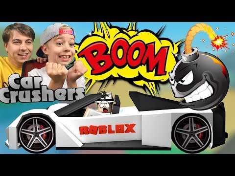 БОМБА В МАШИНЕ!!! Bomb TAG в Car Crushers 2 ROBLOX!