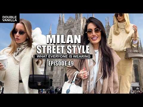 WHAT EVERYONE IS WEARING IN MILAN → MILAN Street Style FASHION → EPISODE 49