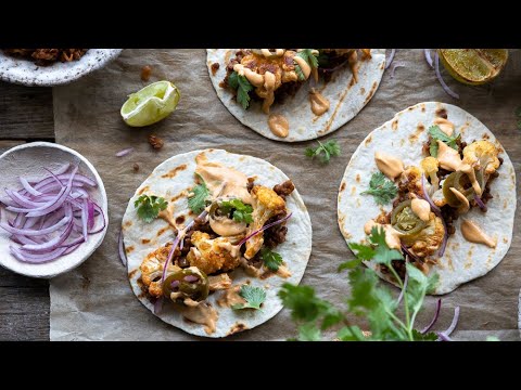 Spicy Lentil and Cauliflower Tacos (Vegan and Gluten-Free)