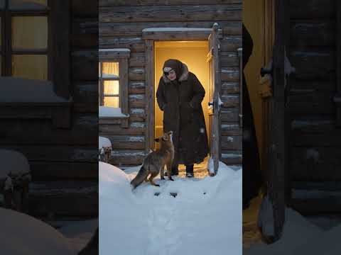 The Baby Fox Ran for Help — Grandma Eleanor Saved Its Frozen Mother  #animalrescue  #BabyFox