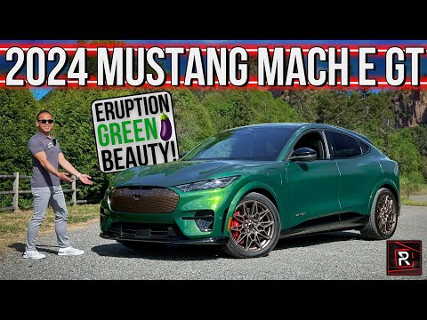 The 2024 Ford Mustang Mach E GT Is A Wildly Upgraded Green Performance SUV