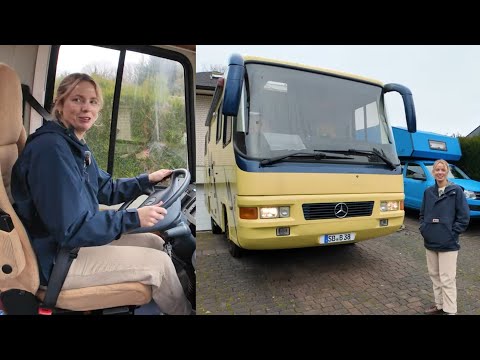 TRUCKERBABE JEANNE FÄHRT den GERMAN TELEVISION VARIO ATEGO das 1. Mal selbst. Erfahre was passiert 🥺