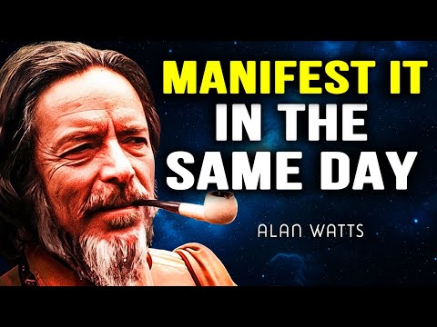 Fastest Way To Manifest Anything! It's Not Magic, It's A Technique! --- Alan Watts