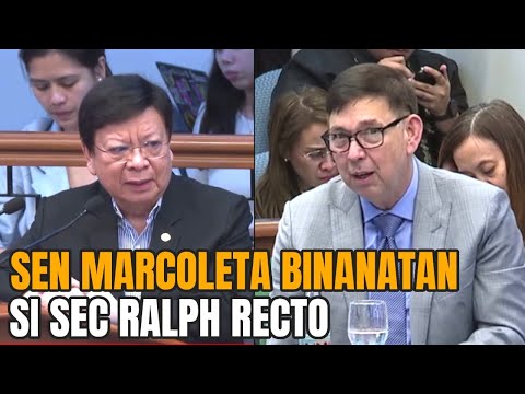 Sen Marcoleta Slams DOF Sec Ralph Recto on Budget Allocation for 2026