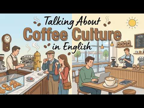 Talking About Coffee Culture in English | Easy English Podcast for Beginners