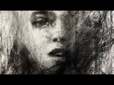 CHAOS TO BEAUTY CHARCOAL DRAWING