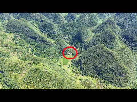 The uncle from Guizhou is so brave that he dares to live alone in the valley, a paradise on earth.