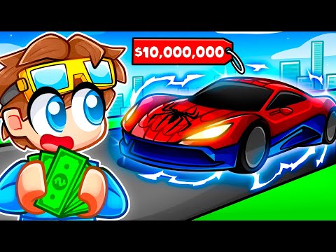 $1 vs $10,000,000 SPIDERMAN SUPERCAR in Roblox! (Driving Empire)