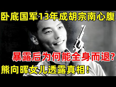 红色特工!卧底国军13年成胡宗南的心腹,为何暴露后仍能全身而退?熊向晖女儿透露真相【历史揭秘】