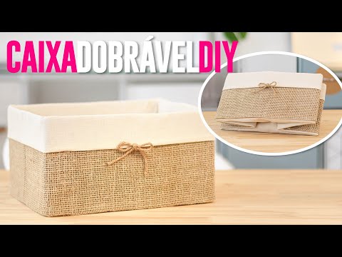 Caixa Organizadora Cesto Desmontável