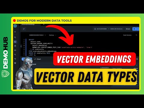 Snowflake Cortex Tutorial: Embeddings, Vector Search & Cortex Summarization Explained | DemoHub.dev